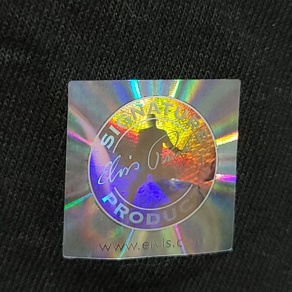 Alstyle Apparel SS Black Unisex Tee Elvis "Viva Las Vegas" - Size Medium NWOT - Picture 4 of 5